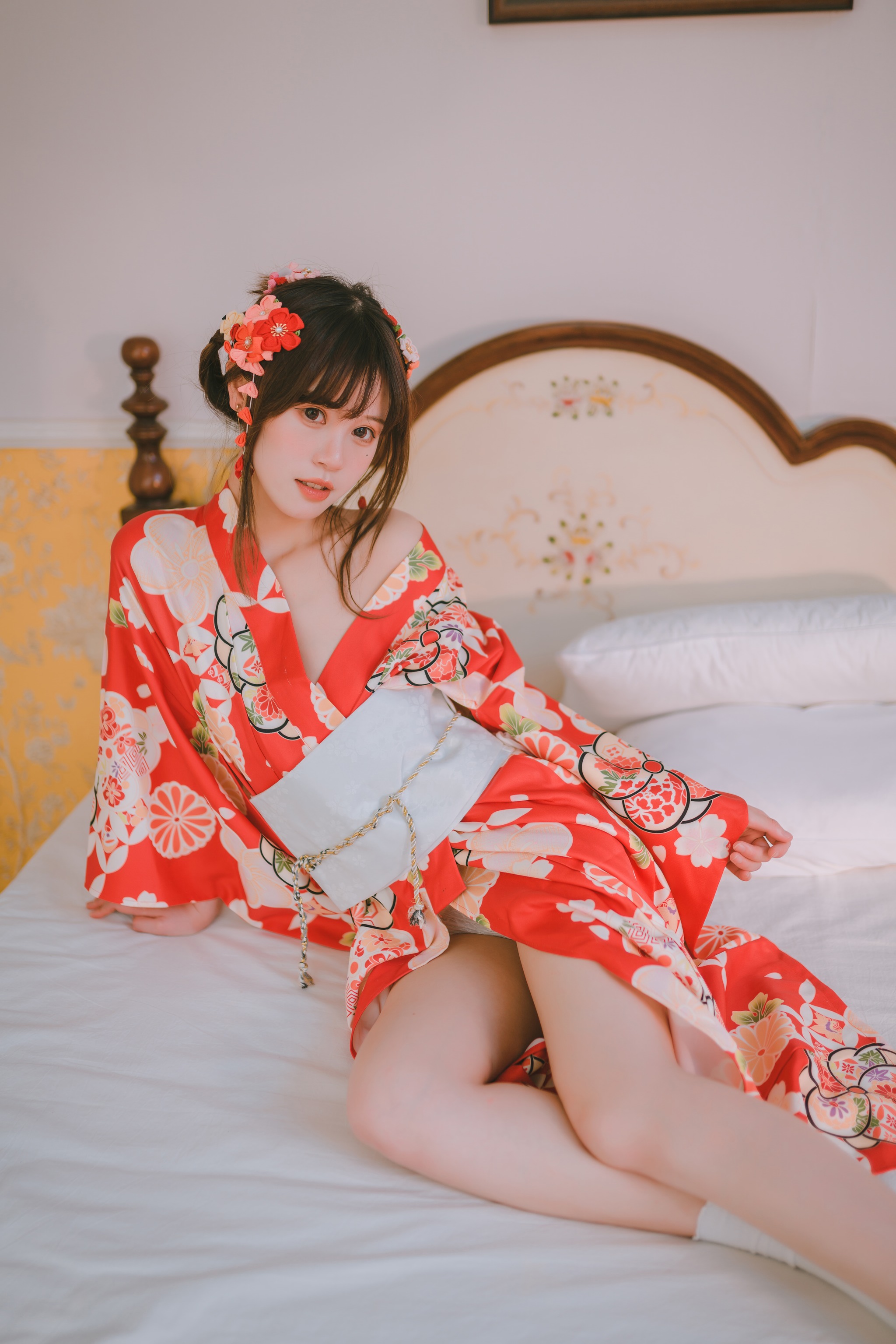 星黛鹿鹿i - NO.012 日常 浴衣室内 [49P]-XikXak